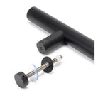 Matt Black SS (316) 0.9m T Bar Handle Bolt Fix 32mm Ø | From The Anvil - Door Pull Handles - From The Anvil - Yester Home
