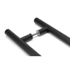 Matt Black SS (316) 1.2m T Bar Handle B2B Fix 32mm Ø | From The Anvil - Door Pull Handles - From The Anvil - Yester Home