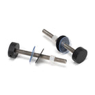 Matt Black SS (316) 1.5m T Bar Handle Bolt Fix 32mm Ø | From The Anvil - Door Pull Handles - From The Anvil - Yester Home