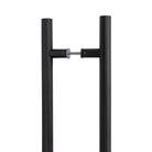 Matt Black SS (316) 1.8m T Bar Handle B2B Fix 32mm Ø | From The Anvil - Door Pull Handles - From The Anvil - Yester Home