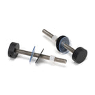 Matt Black SS (316) 1.8m T Bar Handle Bolt Fix 32mm Ø | From The Anvil-Pull Handles-Yester Home