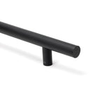 Matt Black SS (316) 1.8m T Bar Handle Bolt Fix 32mm Ø | From The Anvil - Door Pull Handles - From The Anvil - Yester Home