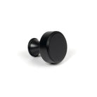 Matt Black Scully Cabinet Knob - 25mm | From The Anvil-Cabinet Knobs-Yester Home