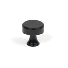 Matt Black Scully Cabinet Knob - 25mm | From The Anvil-Cabinet Knobs-Yester Home