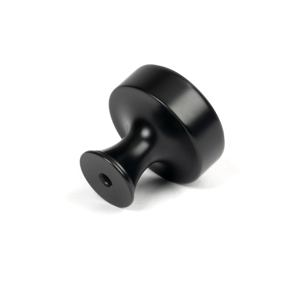 Matt Black Scully Cabinet Knob - 32mm | From The Anvil-Cabinet Knobs-Yester Home