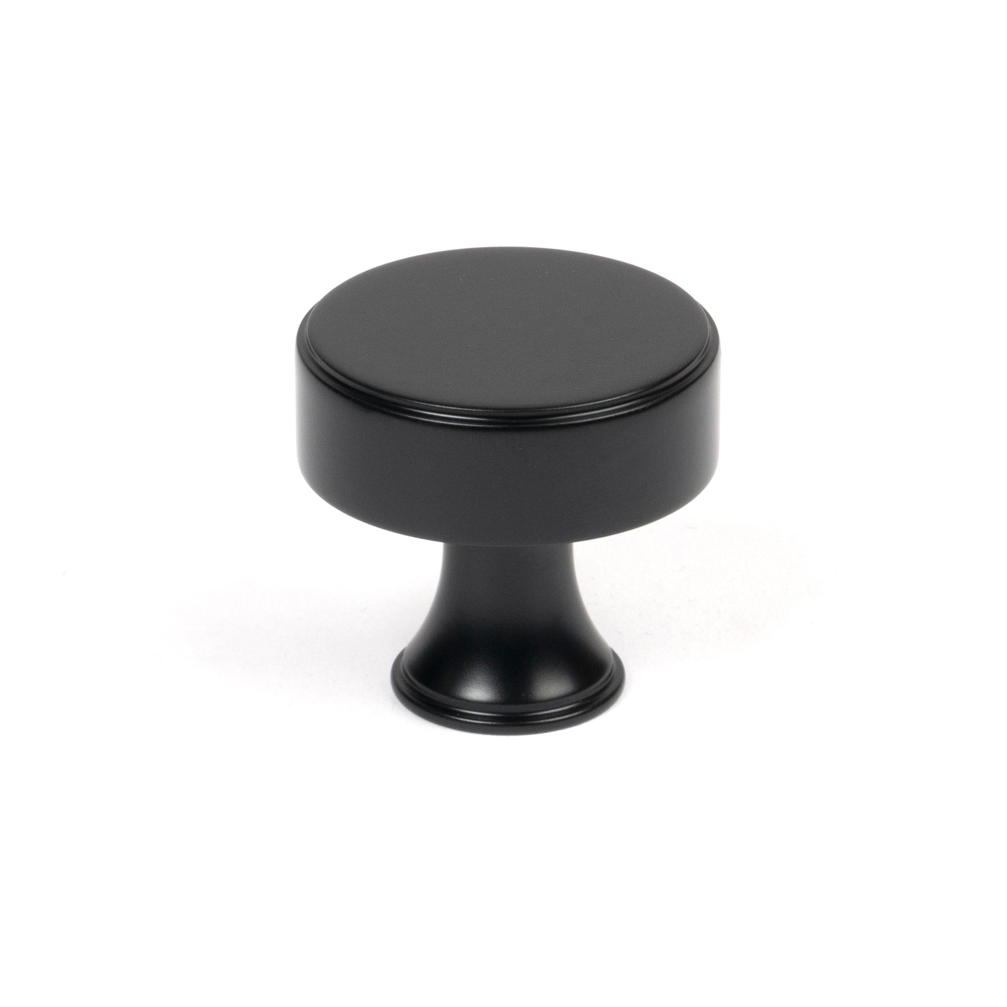 Matt Black Scully Cabinet Knob - 32mm | From The Anvil-Cabinet Knobs-Yester Home