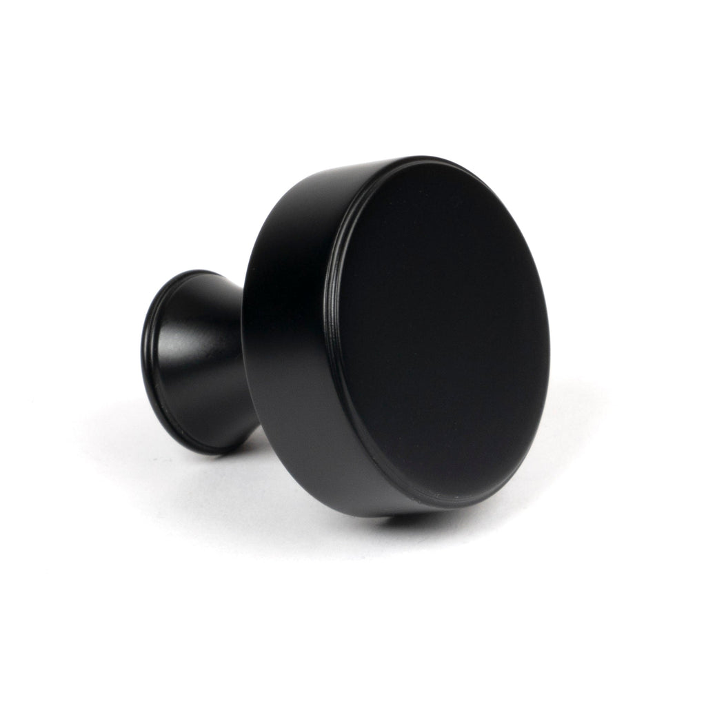 Matt Black Scully Cabinet Knob - 38mm | From The Anvil-Cabinet Knobs-Yester Home