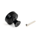 Matt Black Scully Cabinet Knob - 38mm | From The Anvil-Cabinet Knobs-Yester Home