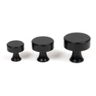 Matt Black Scully Cabinet Knob - 38mm | From The Anvil-Cabinet Knobs-Yester Home