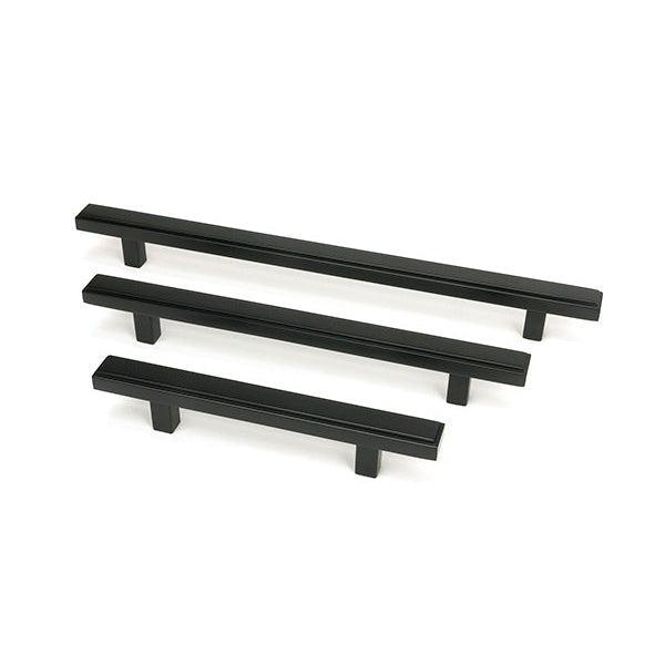 Matt Black Scully Pull Handle - Medium | From The Anvil-Pull Handles-Yester Home