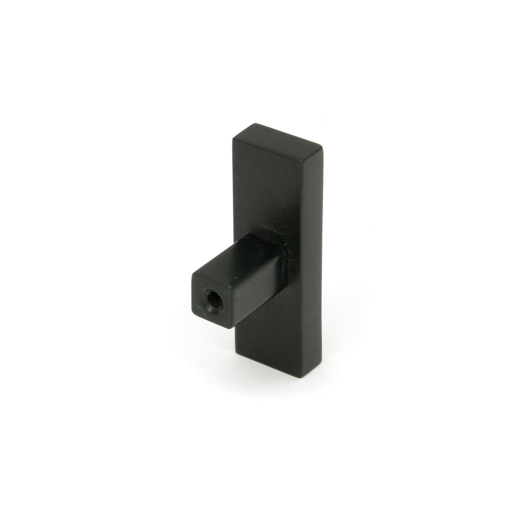 Matt Black Scully T-Bar | From The Anvil-Cabinet Knobs-Yester Home