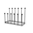 Matt Black Six Pair Boot Rack | From The Anvil - Boot Stands & Racks - From The Anvil - Yester Home