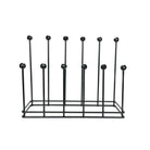 Matt Black Six Pair Boot Rack | From The Anvil - Boot Stands & Racks - From The Anvil - Yester Home