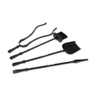 Matt Black Spiral Companion Set - Avon Tools | From The Anvil - Fire Companion Set - From The Anvil - Yester Home