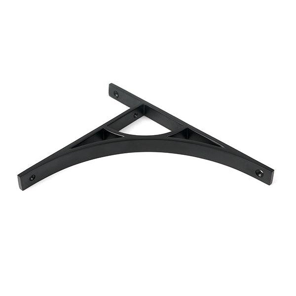 Matt Black Tyne Shelf Bracket (260mm x 200mm) | From The Anvil-Shelf Brackets-Yester Home