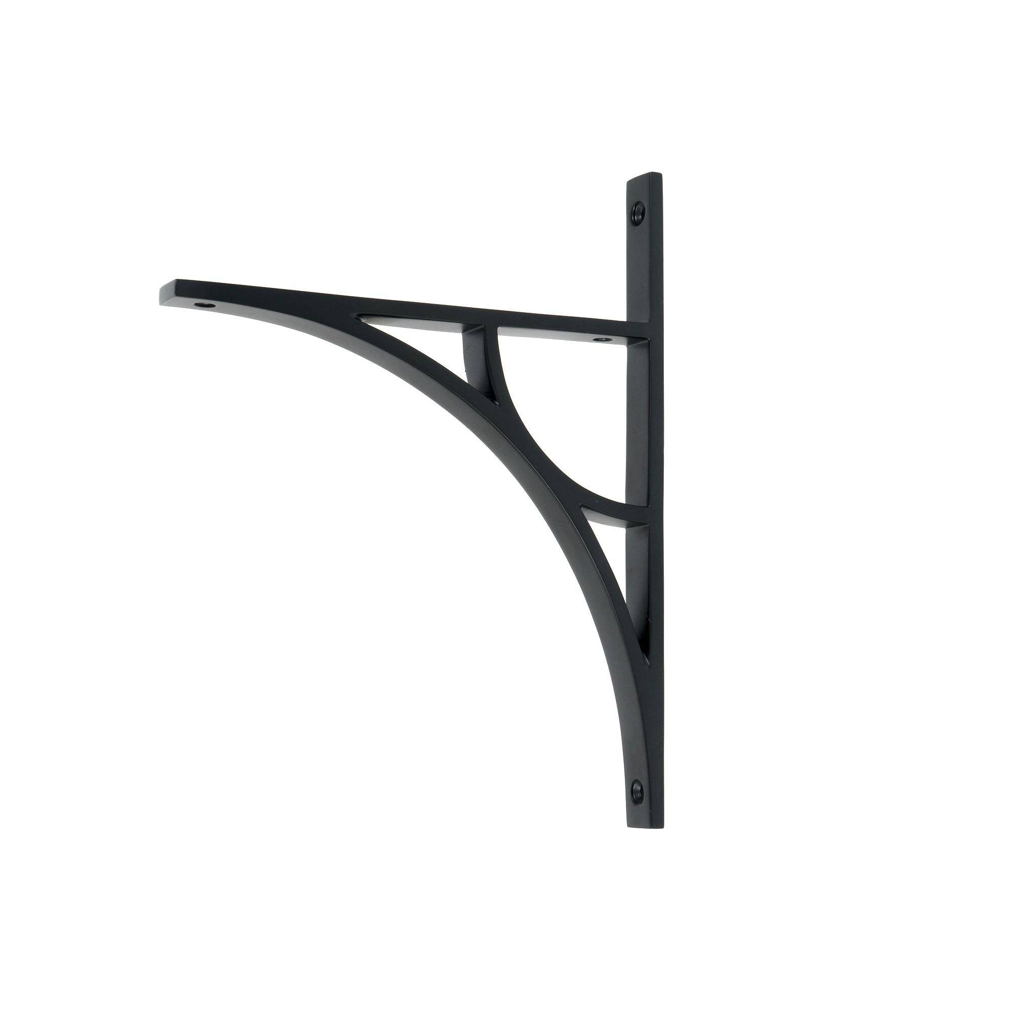 Matt Black Tyne Shelf Bracket (260mm x 200mm) | From The Anvil - Shelf Brackets - From The Anvil - Yester Home
