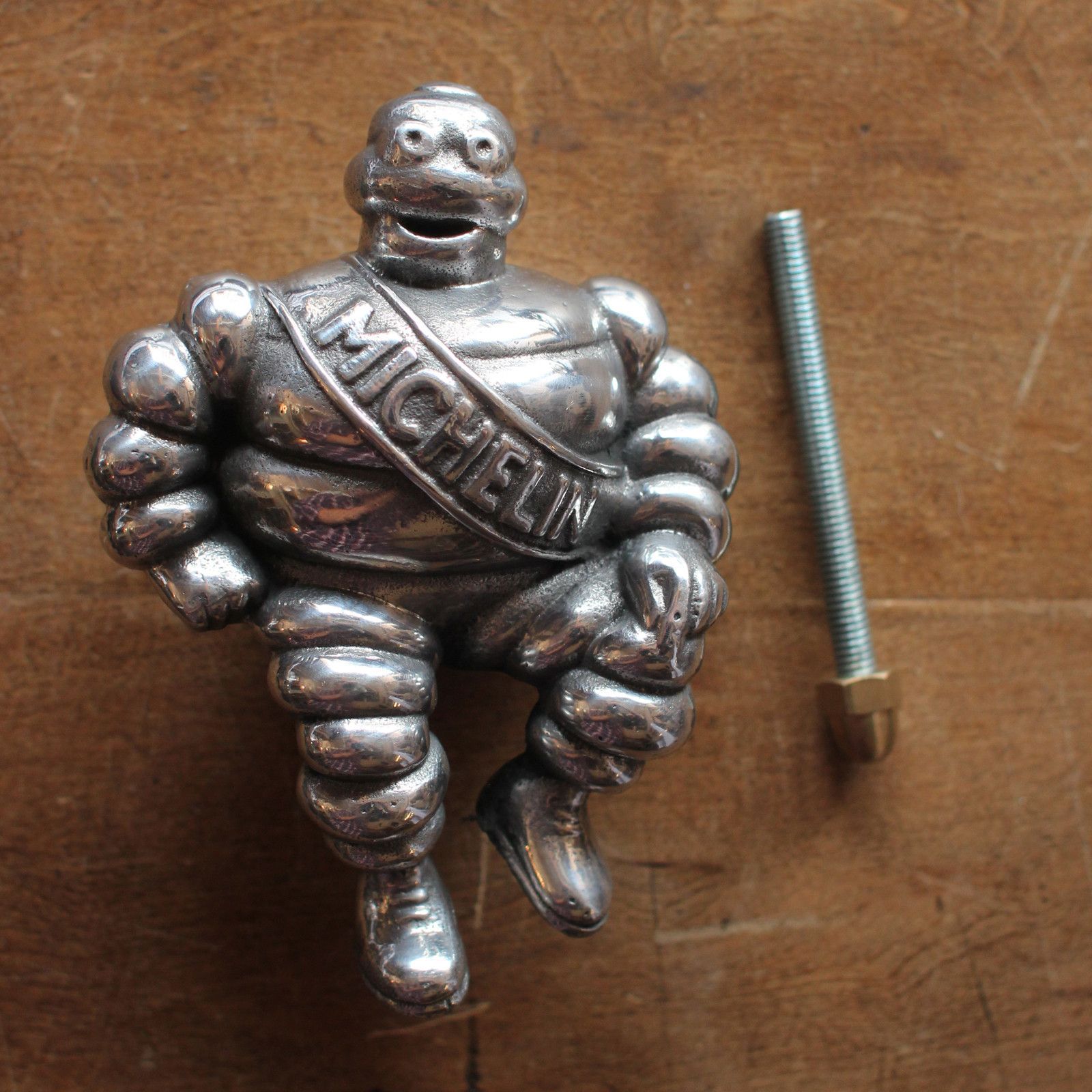 Michelin Man Mascot Polished-Automobilia-Yester Home