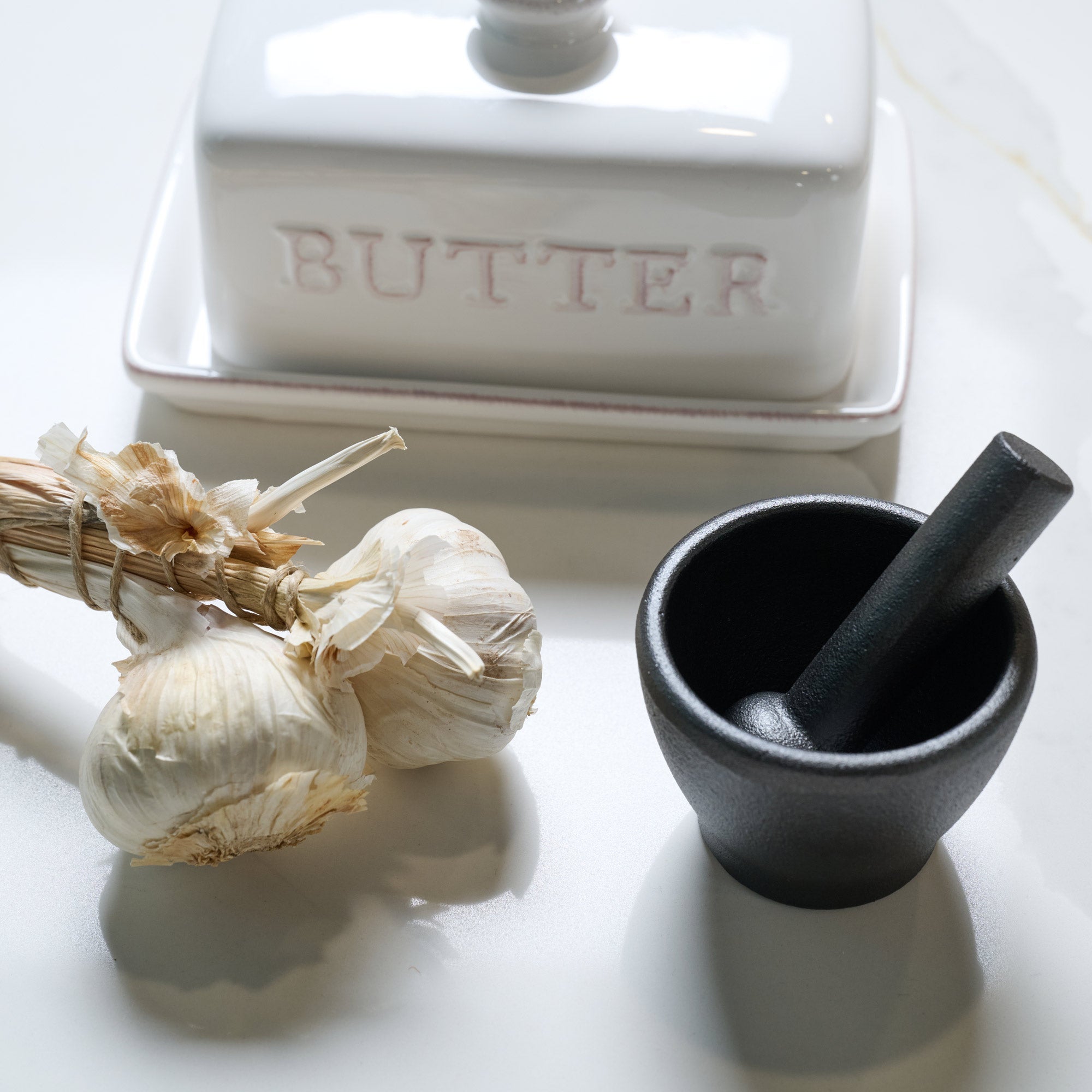 Mini Cast Iron Pestle & Mortar - Kitchen Accessories - Victor - Yester Home