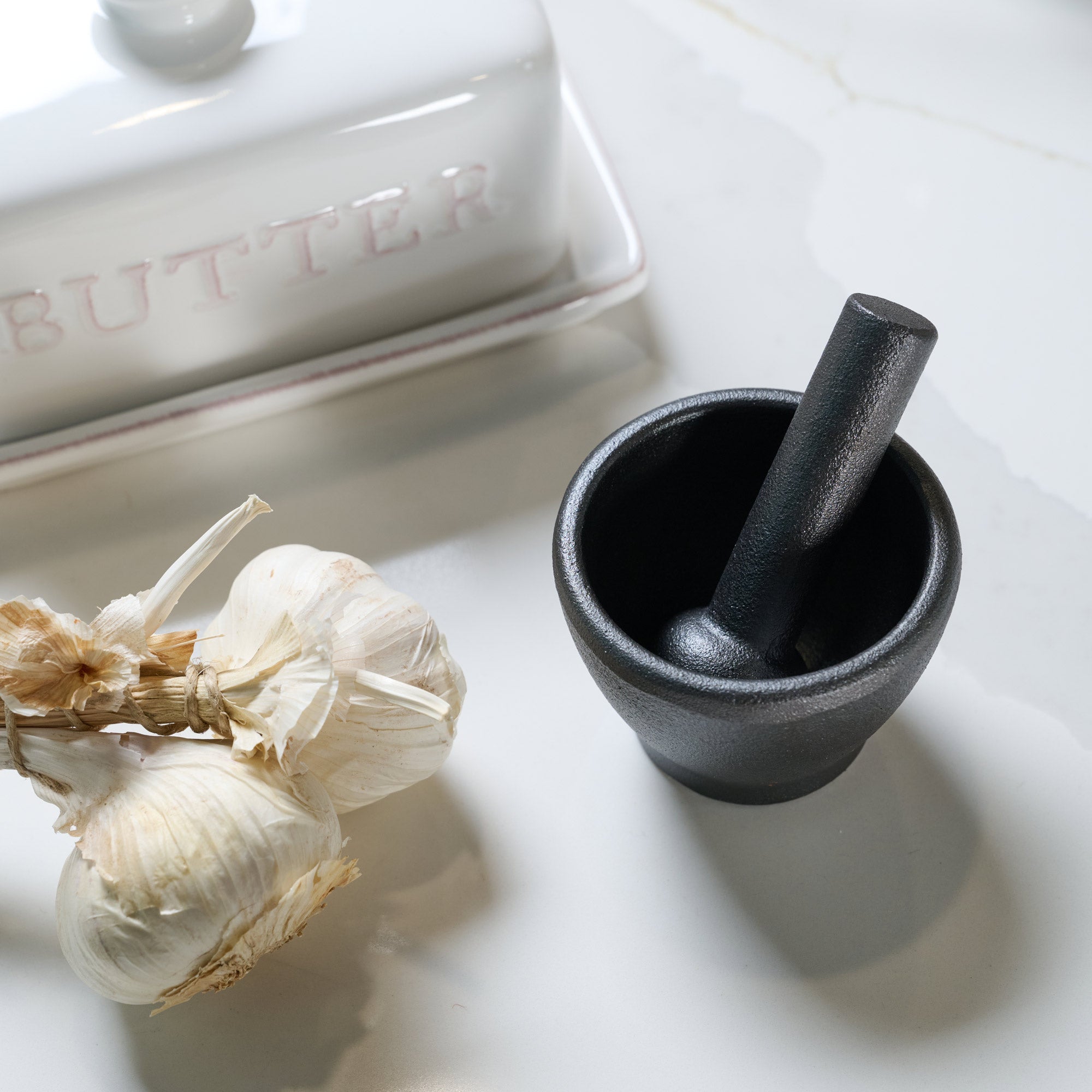 Mini Cast Iron Pestle & Mortar - Kitchen Accessories - Victor - Yester Home