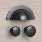 Monmouth Black Nickel Cupboard Handles-Cabinet Handles-Yester Home
