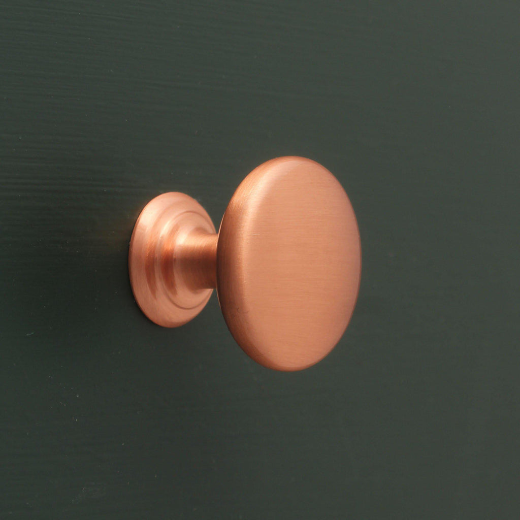 Monmouth Brushed Copper Cupboard Handles