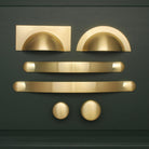 Monmouth Brushed Satin Brass Cupboard Handles-Cabinet Handles-Yester Home