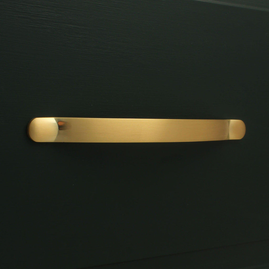 Monmouth Brushed Satin Brass Cupboard Handles