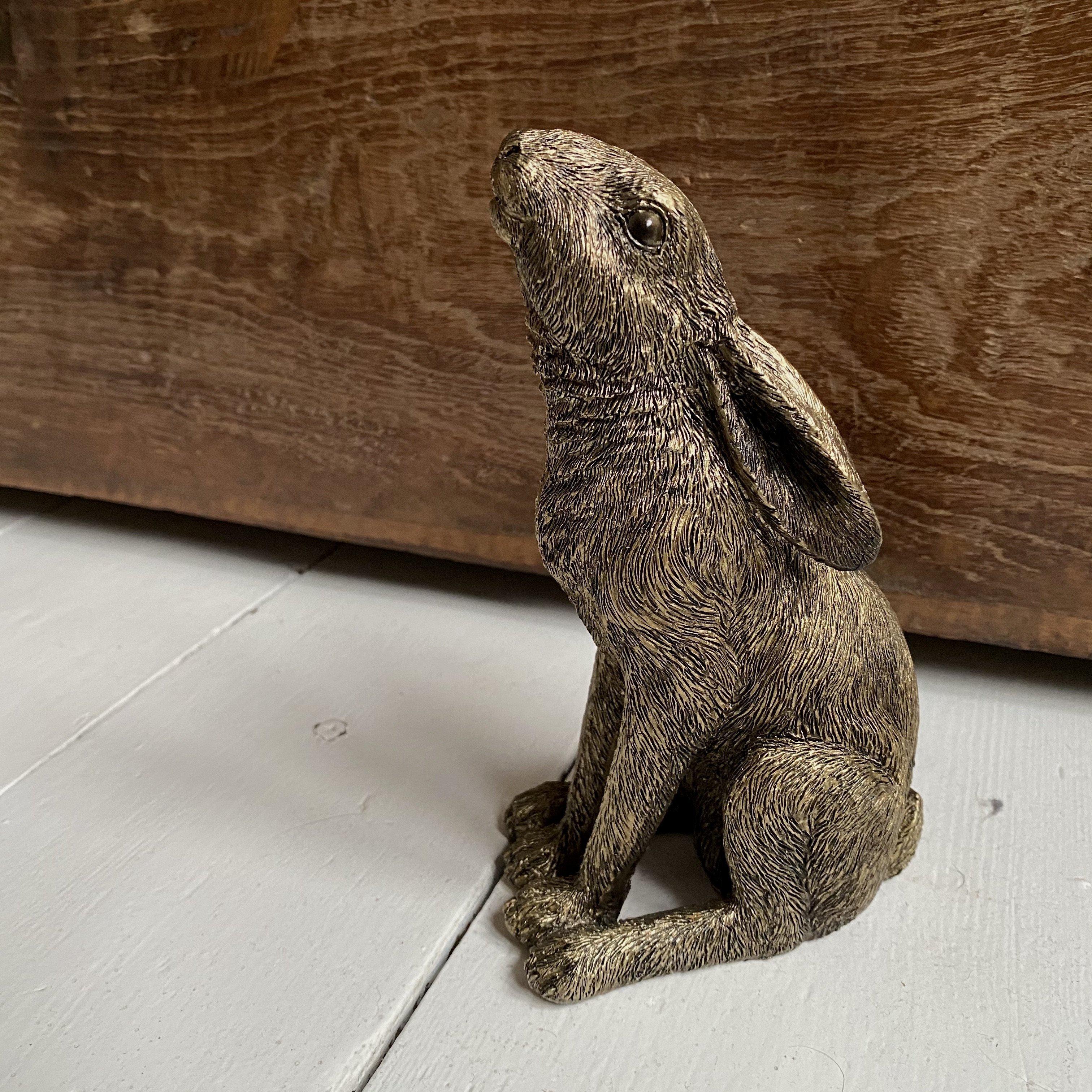 Moon Gazing Golden Hare-Ornaments-Yester Home