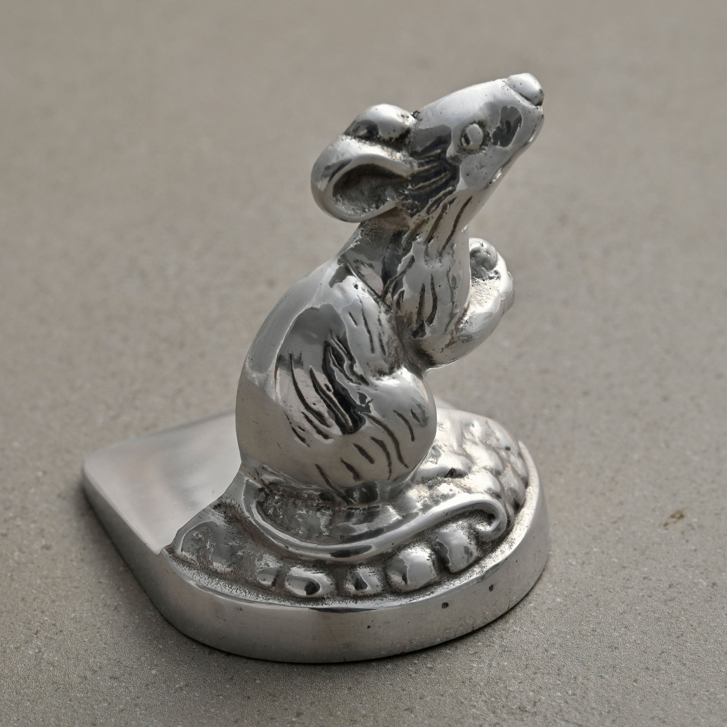 Mouse Cast Iron Door Wedge-Door Stops-Yester Home