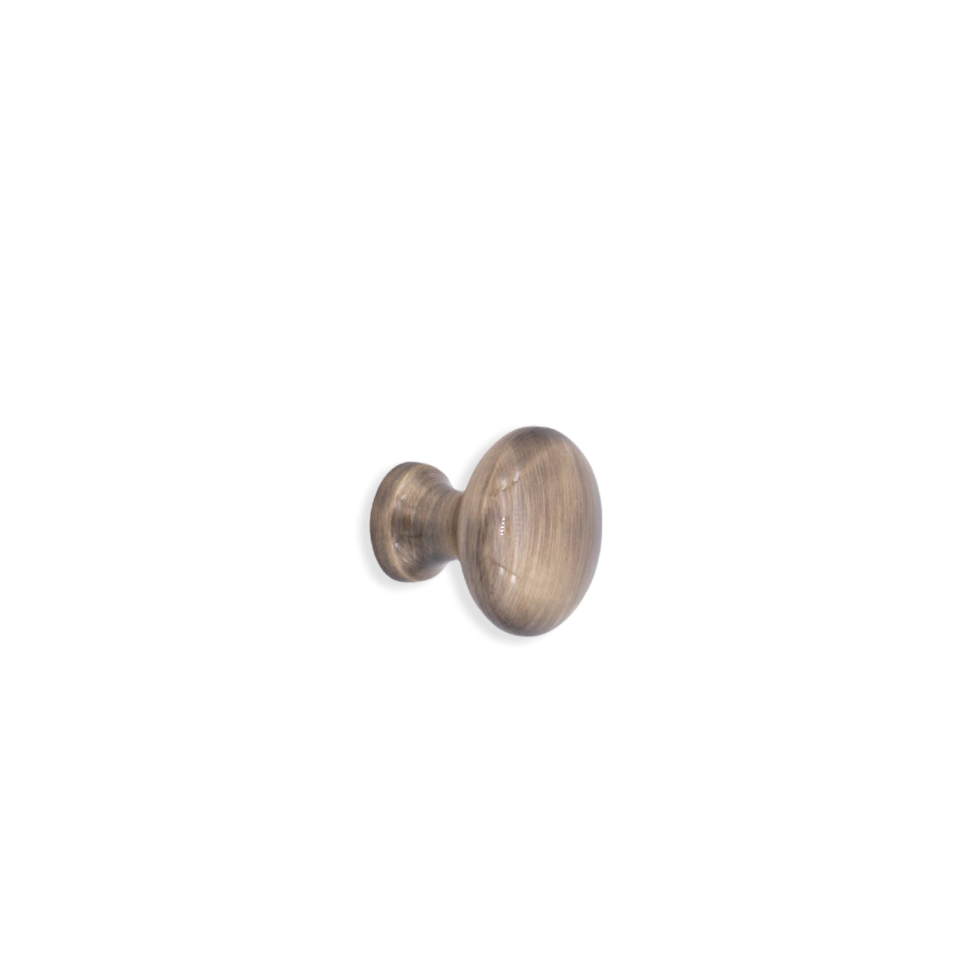 Mushroom 25mm Cupboard Knob Antique-Cupboard Knobs-Yester Home