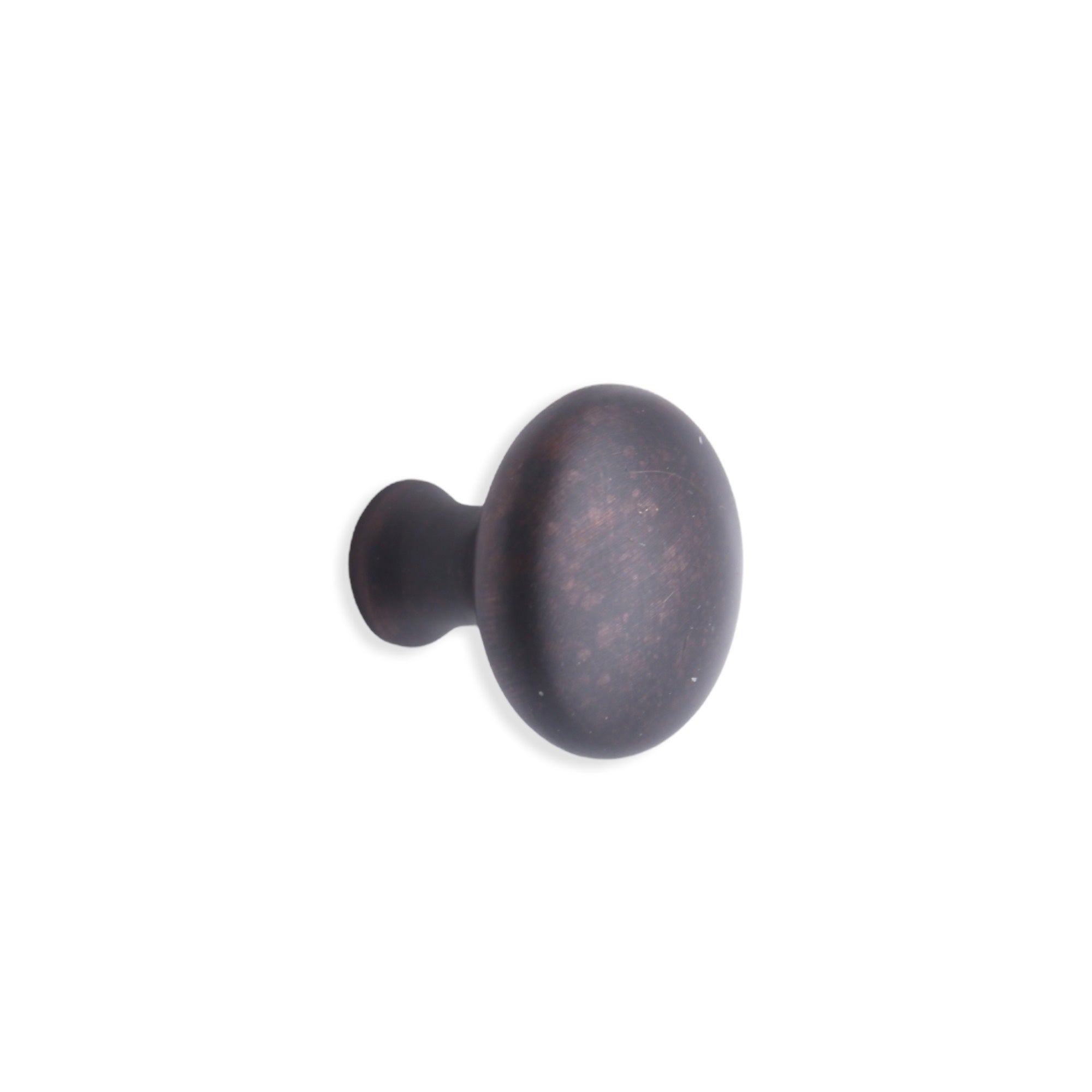 Mushroom 32mm Cupboard Knob Aged Bronze-Cupboard Knobs-Yester Home