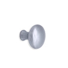 Mushroom 32mm Cupboard Knob Satin Chrome-Cupboard Knobs-Yester Home