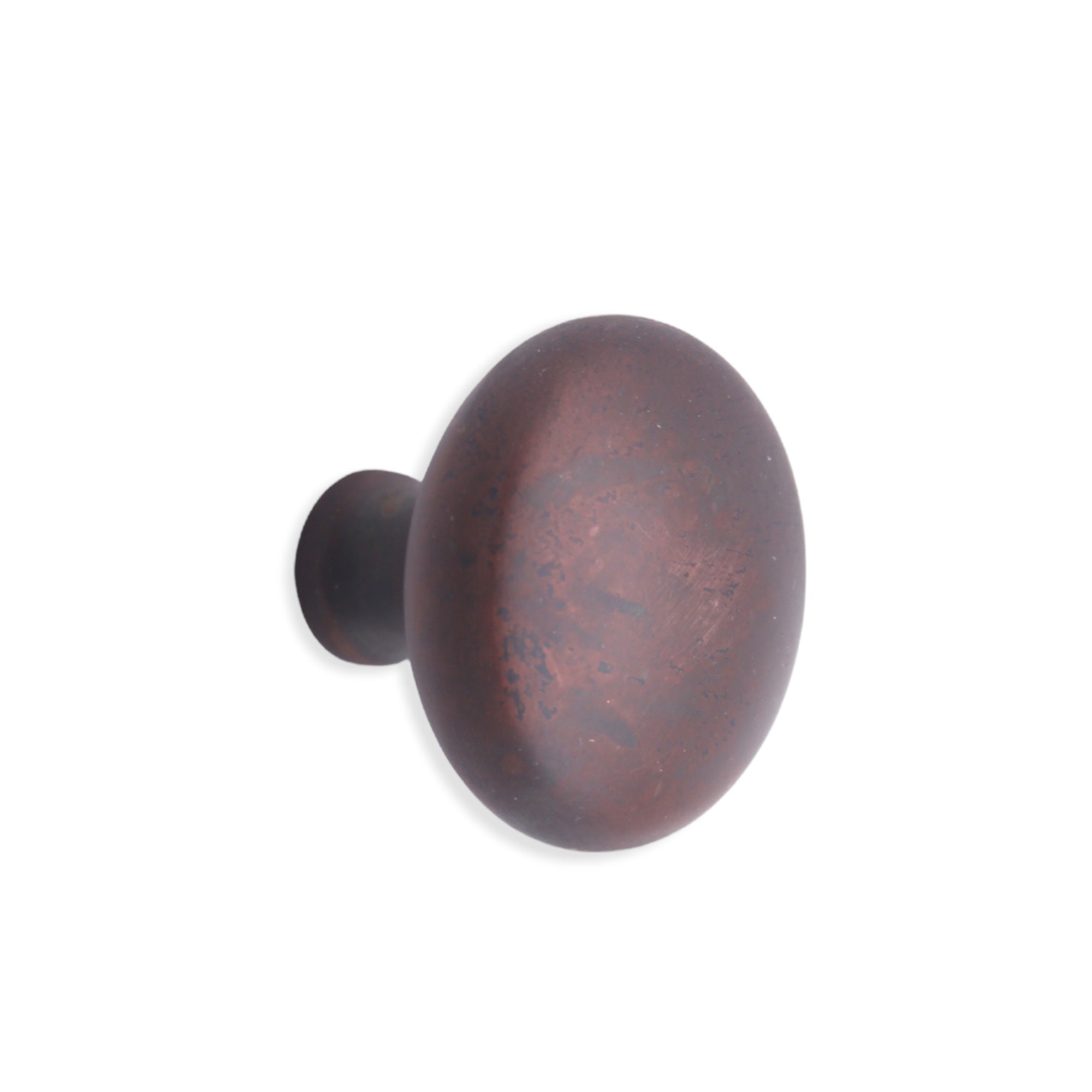 Mushroom 38mm Cupboard Knob Aged Bronze-Cupboard Knobs-Yester Home