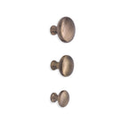 Mushroom 38mm Cupboard Knob Antique-Cupboard Knobs-Yester Home