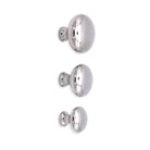 Mushroom 38mm Cupboard Knob Polished Nickel-Cupboard Knobs-Yester Home