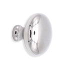 Mushroom 38mm Cupboard Knob Polished Nickel-Cupboard Knobs-Yester Home