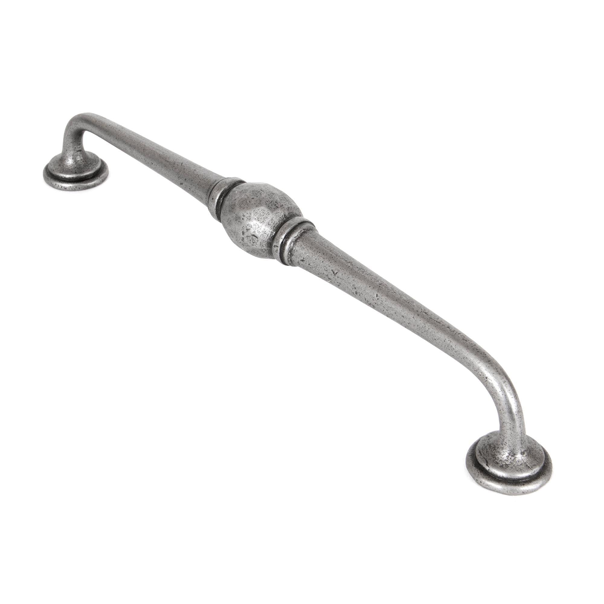 Natural Smooth 10" Hammered D Handle | From The Anvil - D Handles - From The Anvil - Yester Home