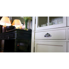 Natural Smooth 4" Flower Drawer Pull | From The Anvil-Drawer Pulls-Yester Home