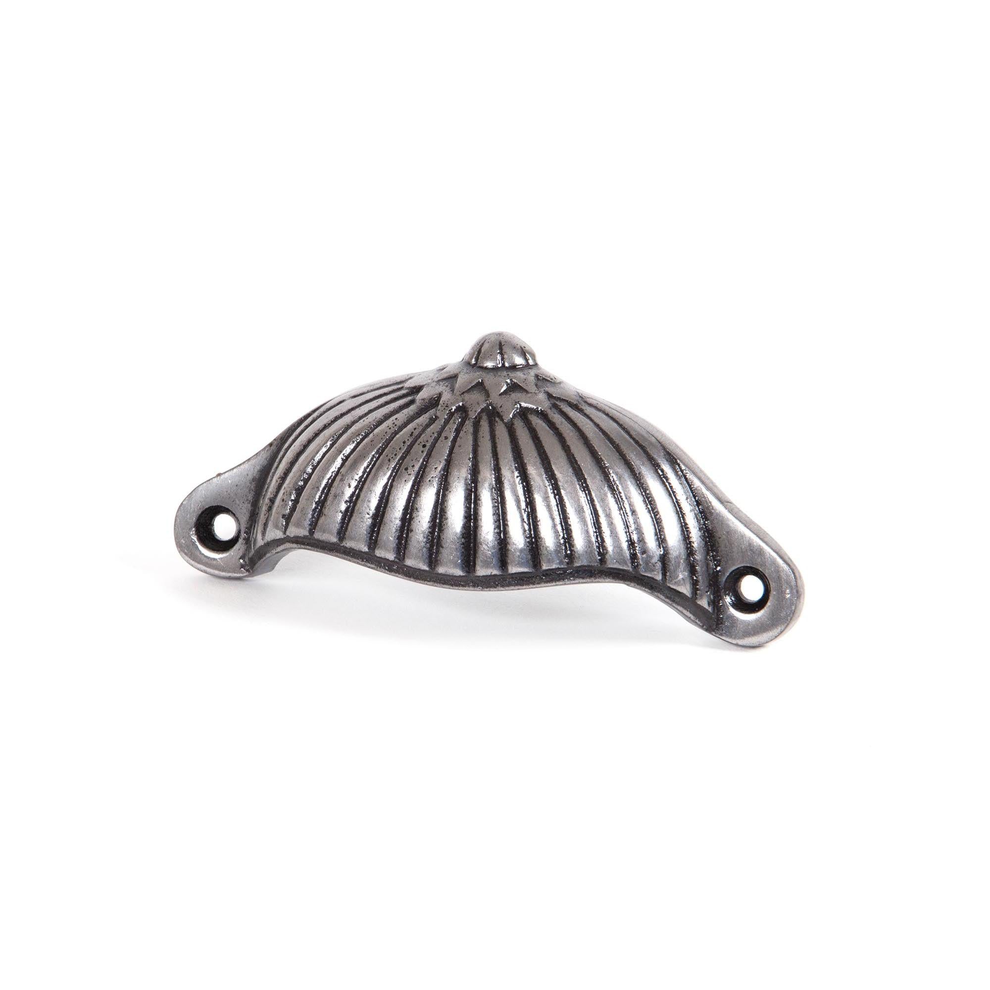 Natural Smooth 4" Flower Drawer Pull | From The Anvil - Drawer Pulls - From The Anvil - Yester Home