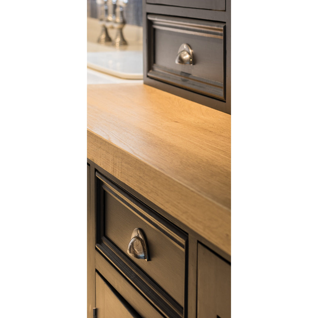 Natural Smooth 4" Plain Drawer Pull | From The Anvil-Drawer Pulls-Yester Home