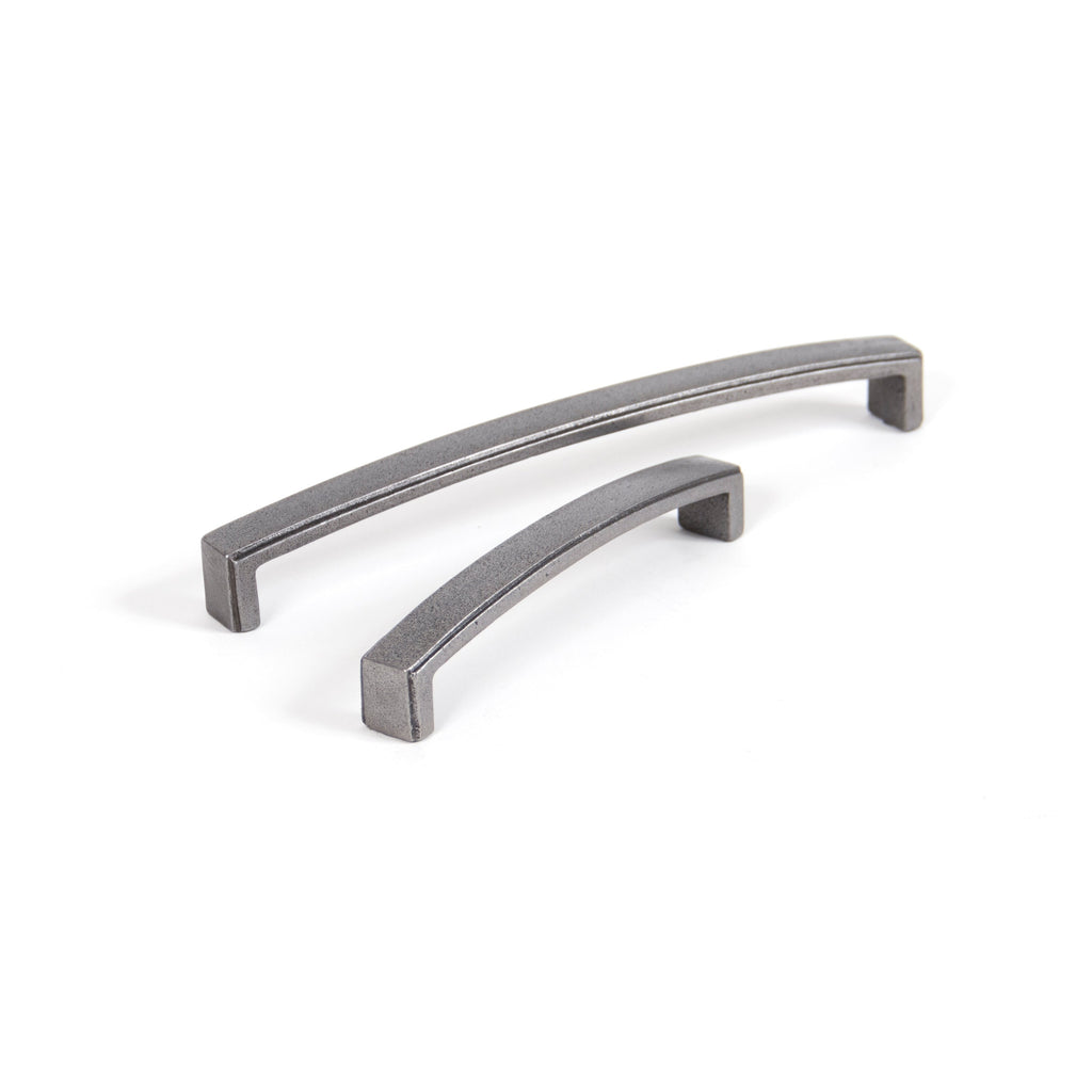 Natural Smooth 5 1/2" Ribbed Pull Handle | From The Anvil