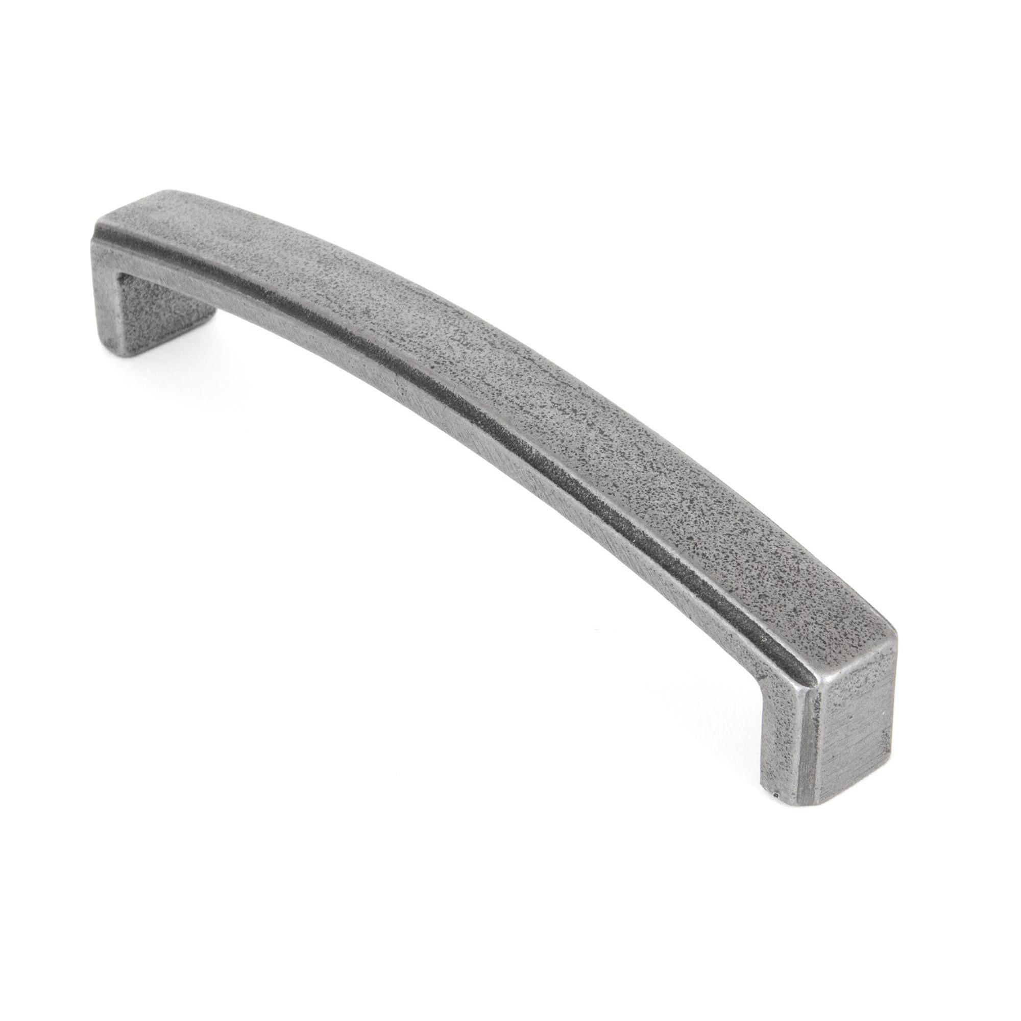 Natural Smooth 5 1/2" Ribbed Pull Handle | From The Anvil - Pull Handles - From The Anvil - Yester Home