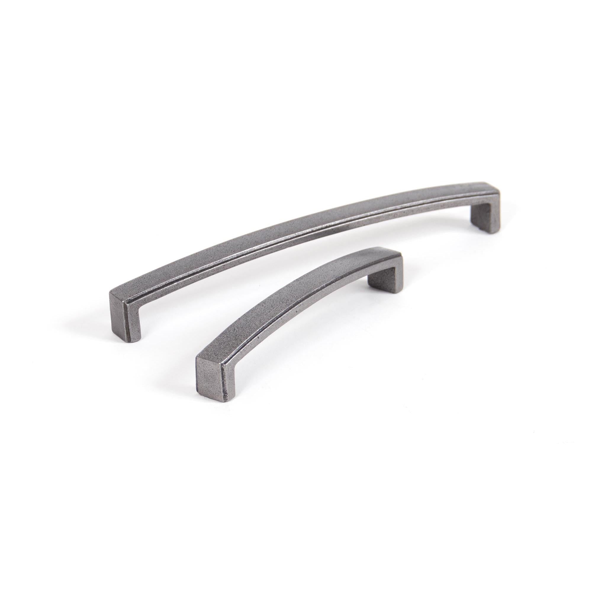 Natural Smooth 5 1/2" Ribbed Pull Handle | From The Anvil - Pull Handles - From The Anvil - Yester Home