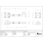 Natural Smooth 5" Cabin Hook | From The Anvil - Cabin Hooks - From The Anvil - Yester Home
