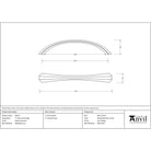 Natural Smooth 5" Shell Pull Handle | From The Anvil-Pull Handles-Yester Home