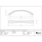 Natural Smooth 7" Shell Pull Handle | From The Anvil-Pull Handles-Yester Home