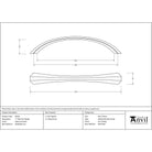 Natural Smooth 7" Shell Pull Handle | From The Anvil - Pull Handles - From The Anvil - Yester Home