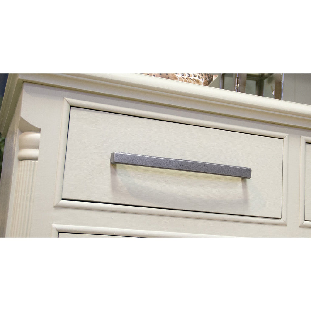 Natural Smooth 9" Ribbed Pull Handle | From The Anvil-Pull Handles-Yester Home
