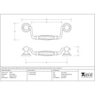Natural Smooth Drop Handle | From The Anvil - Cabinet Handles - From The Anvil - Yester Home