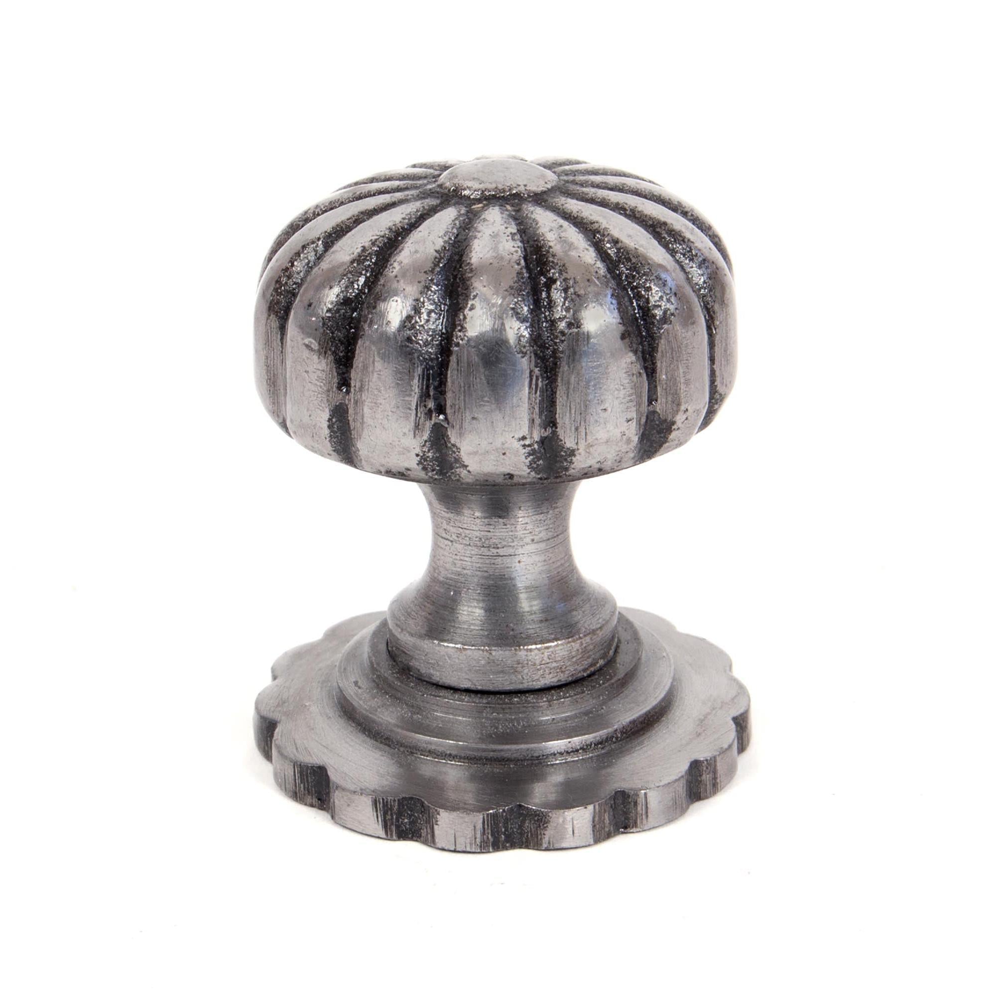 Natural Smooth Flower Cabinet Knob - Small | From The Anvil - Cabinet Knobs - From The Anvil - Yester Home